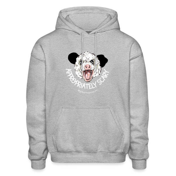 Appropriately Scary-  Heavy Blend Adult Hoodie - heather gray