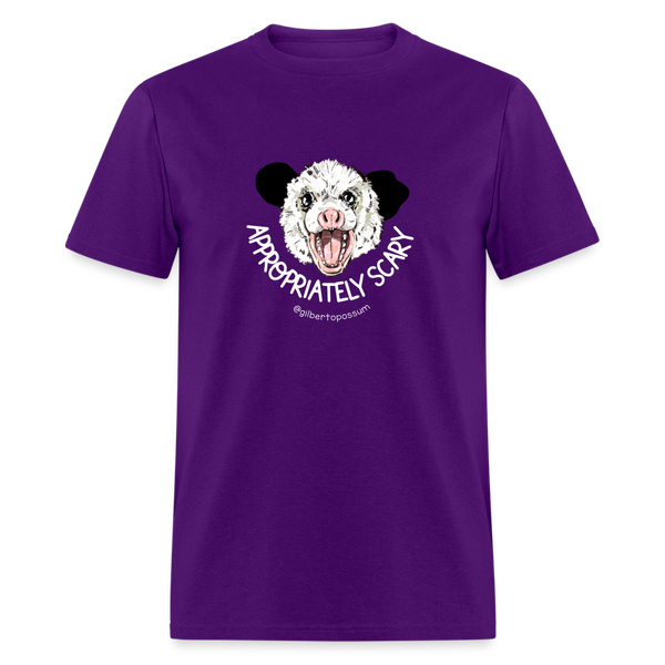 Appropriately Scary T-shirt - purple