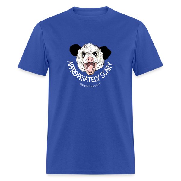 Appropriately Scary T-shirt - royal blue