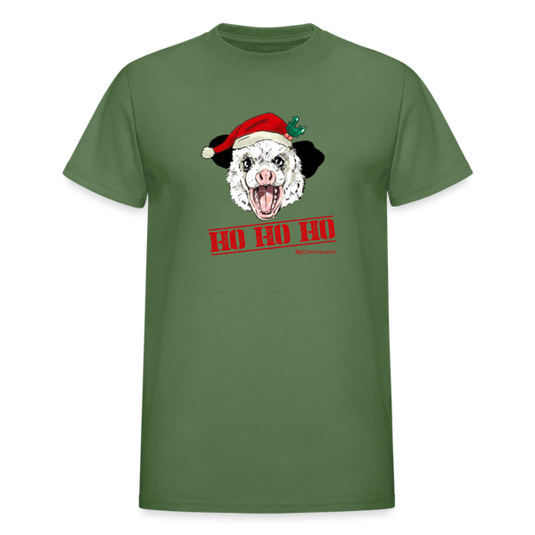 HO HO HO Unisex T-Shirt - military green