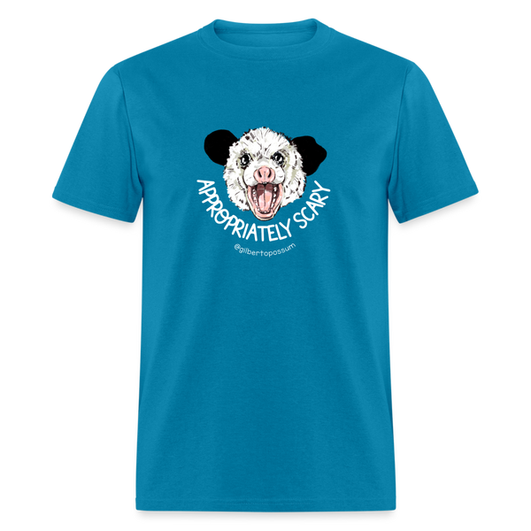 Appropriately Scary T-shirt - turquoise