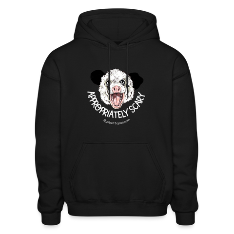 Appropriately Scary-  Heavy Blend Adult Hoodie - black