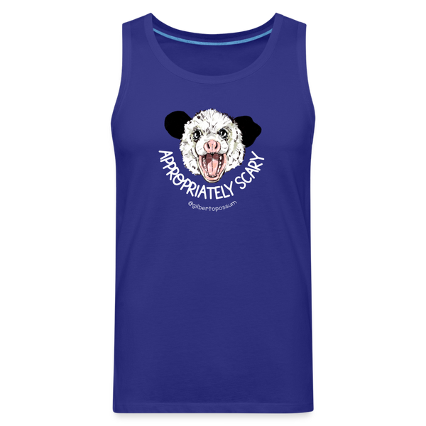 Appropriately Scary- Men’s Premium Tank - royal blue