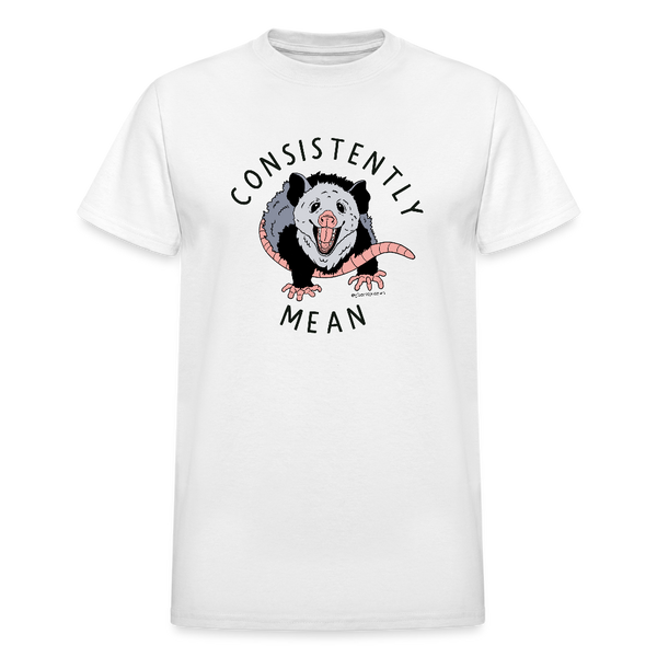 Consistently Mean Unisex T-Shirt - white