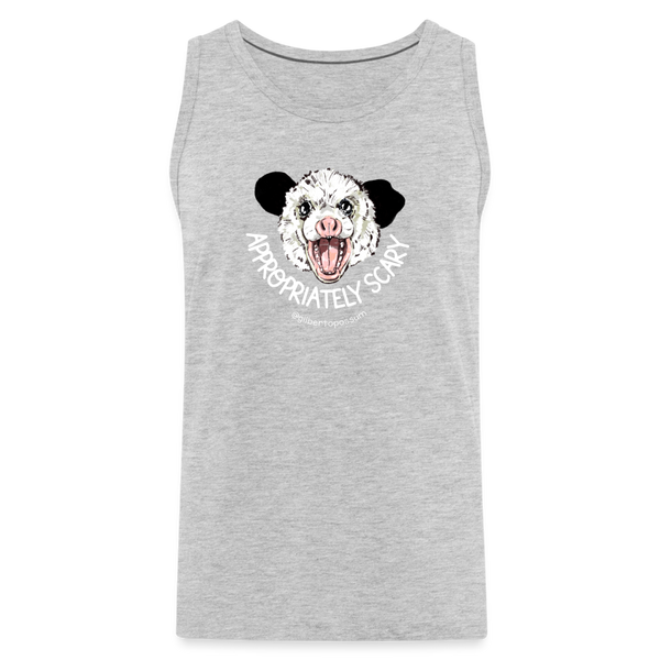 Appropriately Scary- Men’s Premium Tank - heather gray