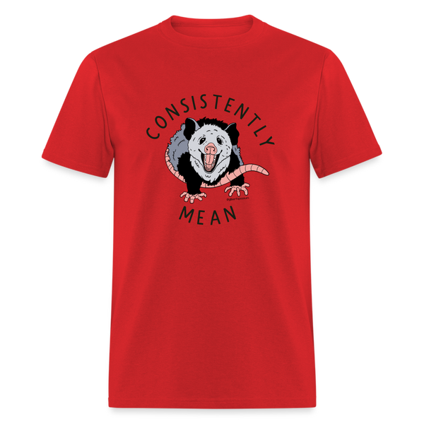 Consistently Mean T-shirt - red