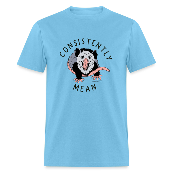 Consistently Mean T-shirt - aquatic blue