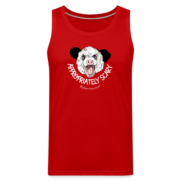 Appropriately Scary- Men’s Premium Tank - red