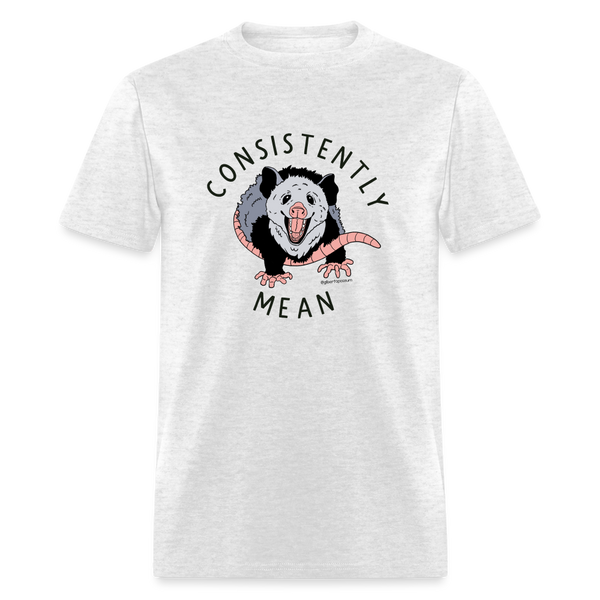 Consistently Mean T-shirt - light heather gray