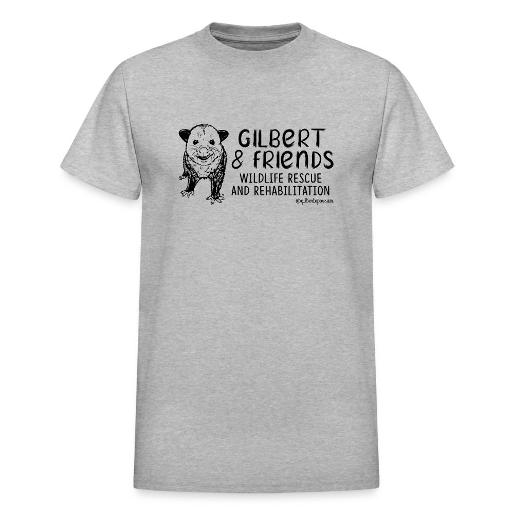 Gilbert and Friends Adult T-shirt - heather gray