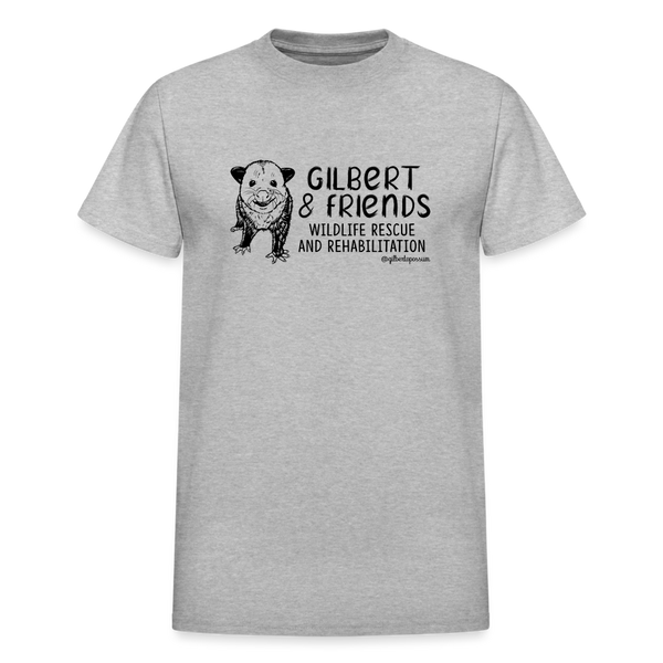 Gilbert and Friends Adult T-shirt - heather gray