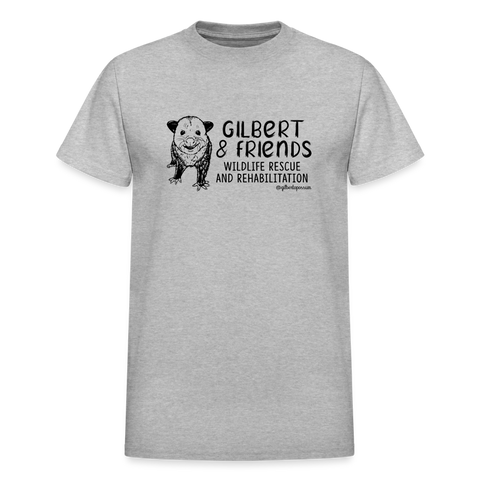 Gilbert and Friends Adult T-shirt - heather gray