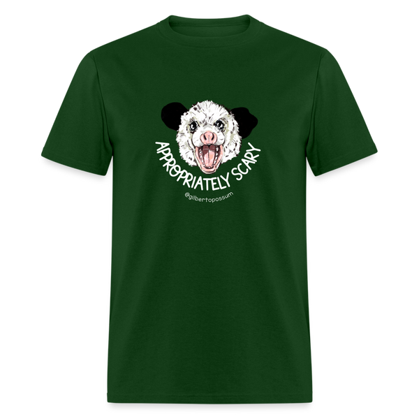 Appropriately Scary T-shirt - forest green