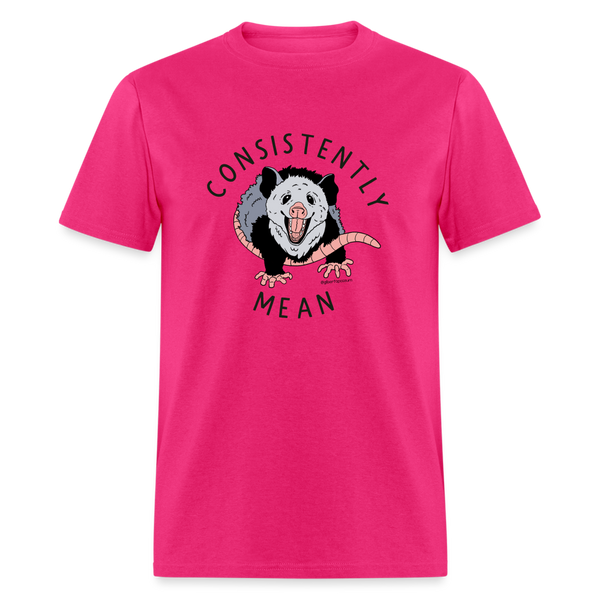 Consistently Mean T-shirt - fuchsia