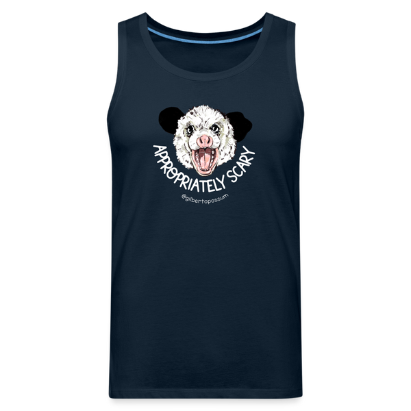 Appropriately Scary- Men’s Premium Tank - deep navy