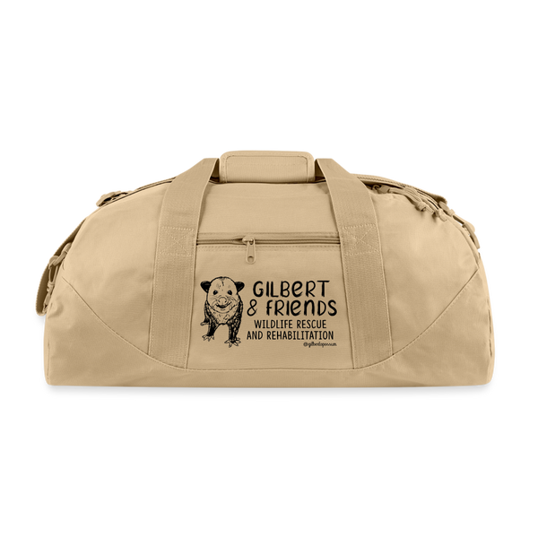 Gilbert & Friends Recycled Duffel Bag - beige