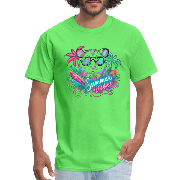 Opossum Summer Vibes Unisex T-Shirt - kiwi