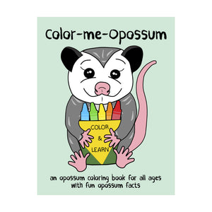 Color-me-Opossum Coloring Book