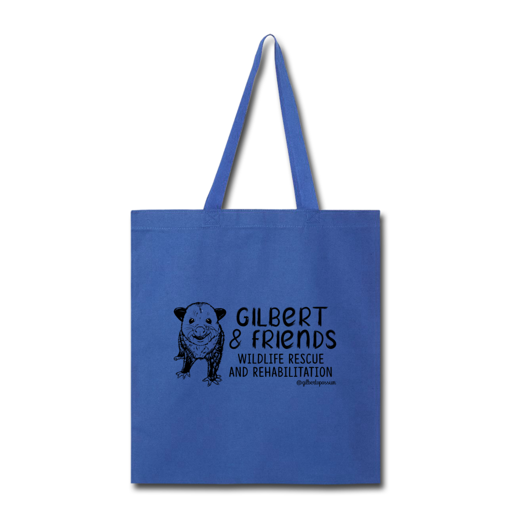 Gilbert and Friend's Tote Bag - royal blue