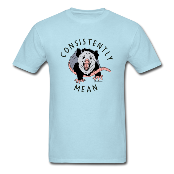 Consistently Mean T-shirt - powder blue