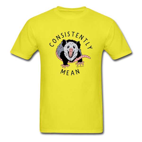 Consistently Mean T-shirt - yellow
