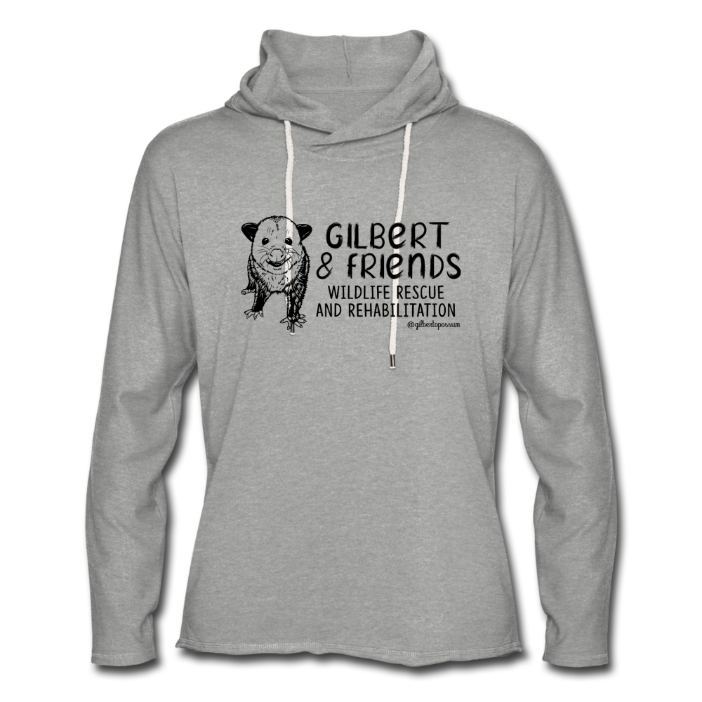 Gilbert and Friend's -Unisex Lightweight Terry Hoodie - heather gray