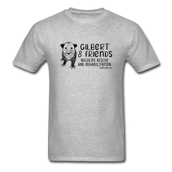 Gilbert and Friends Adult T-shirt - heather gray