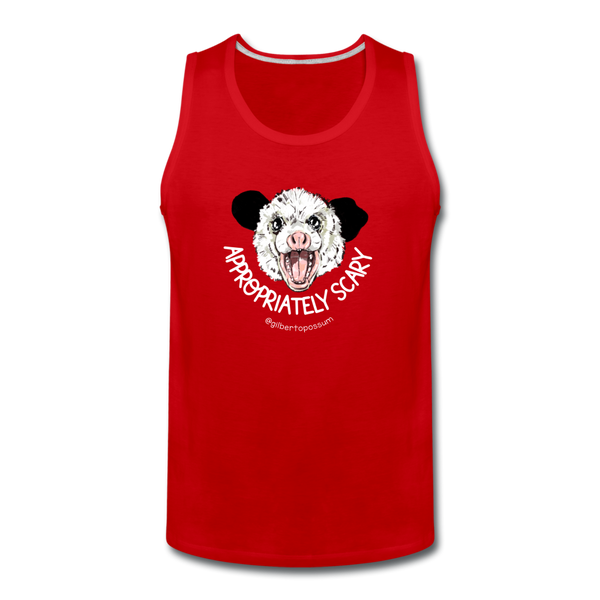 Appropriately Scary- Men’s Premium Tank - red