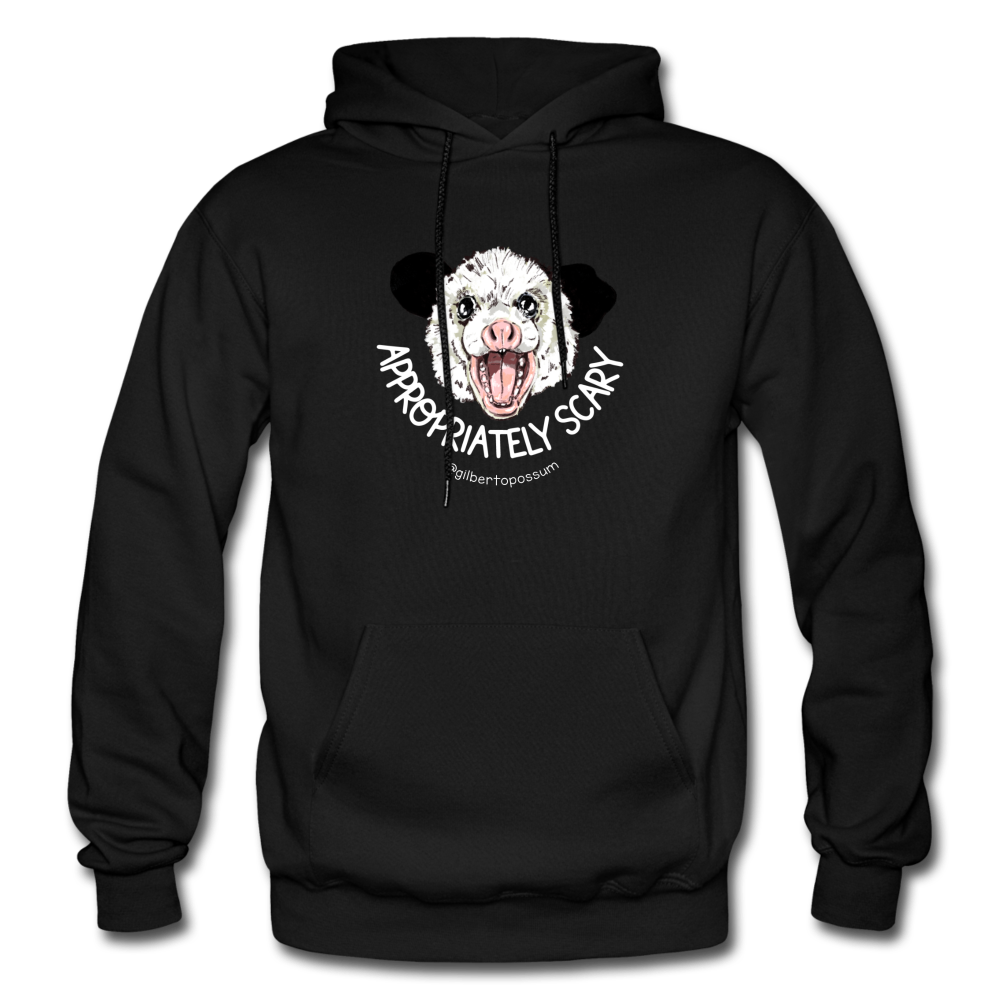 Appropriately Scary-  Heavy Blend Adult Hoodie - black