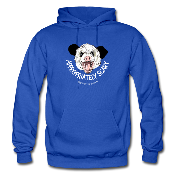 Appropriately Scary-  Heavy Blend Adult Hoodie - royal blue