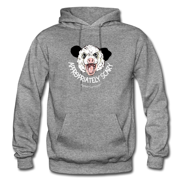 Appropriately Scary-  Heavy Blend Adult Hoodie - graphite heather