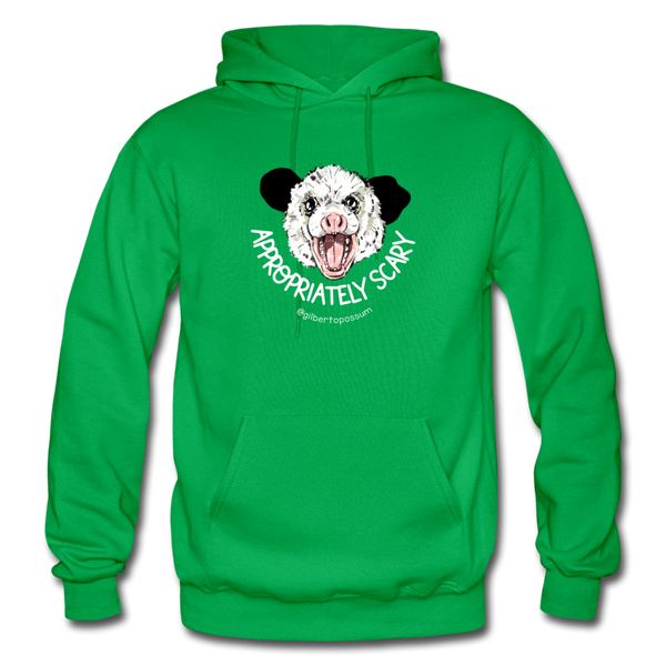 Appropriately Scary-  Heavy Blend Adult Hoodie - kelly green