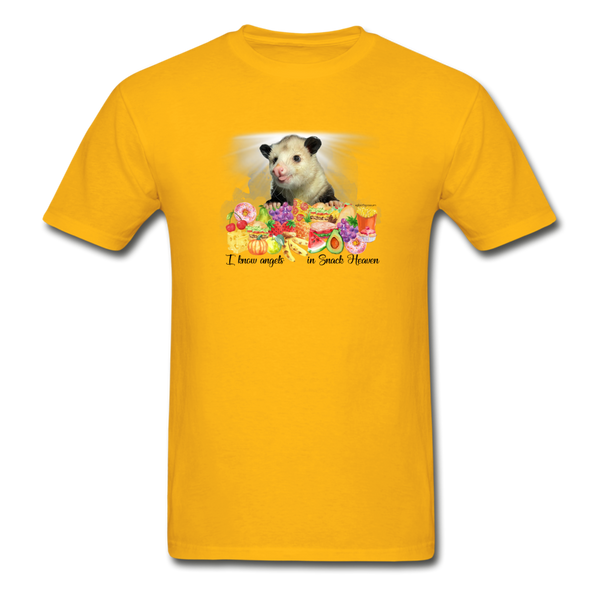 Snack Heaven- Gildan Ultra Cotton Adult T-Shirt - gold