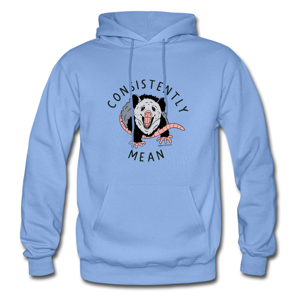 Consistently Mean -Heavy Blend Adult Hoodie - carolina blue