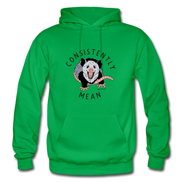 Consistently Mean -Heavy Blend Adult Hoodie - kelly green
