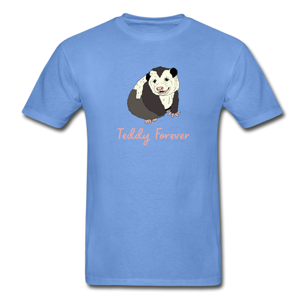 Teddy Forever Adult Tagless T-Shirt - carolina blue