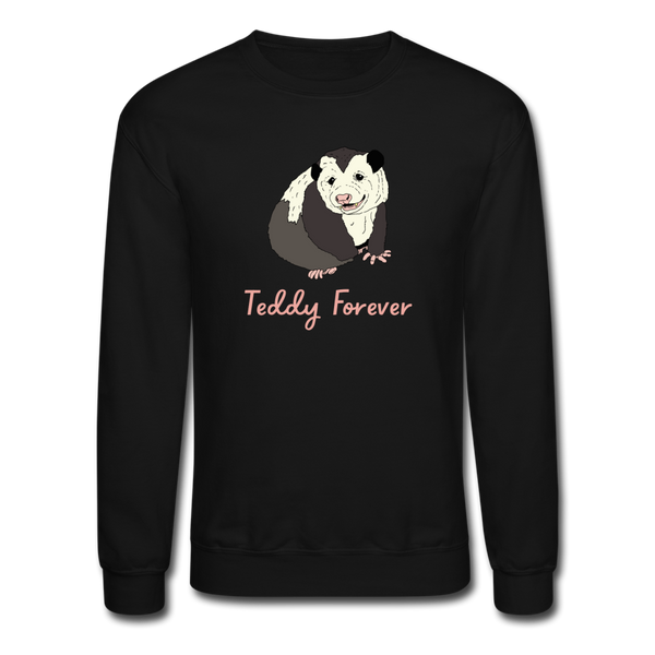 Teddy Forever Crewneck Sweatshirt - black