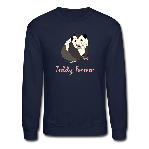 Teddy Forever Crewneck Sweatshirt - navy