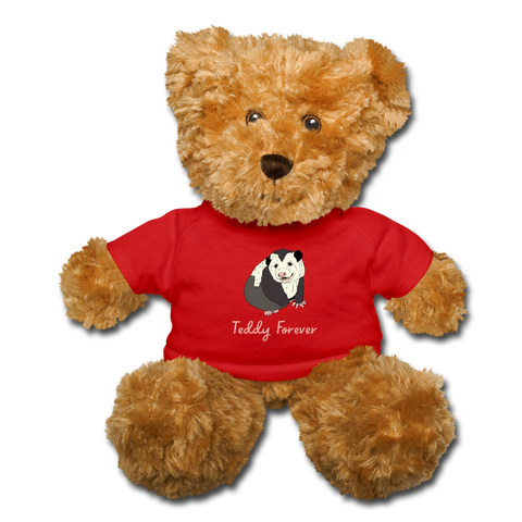 Teddy Forever Teddy Bear - red