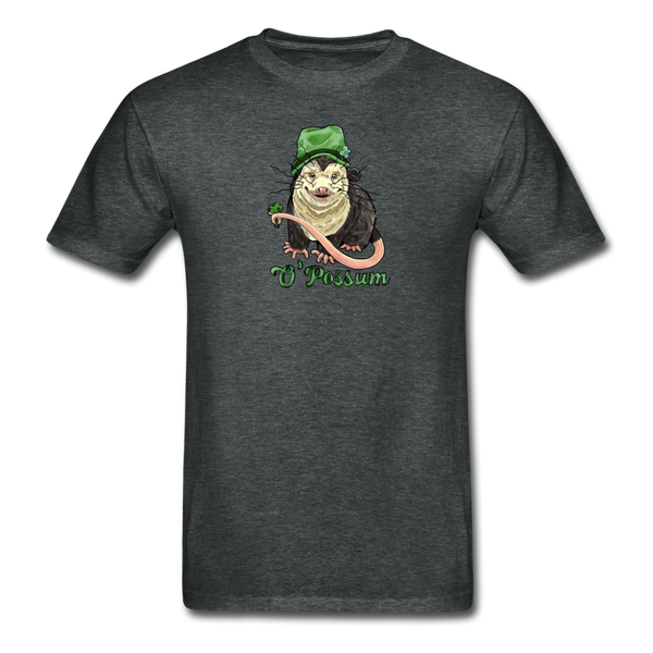 Lucky O’Possum Ultra Cotton Adult T-Shirt - deep heather