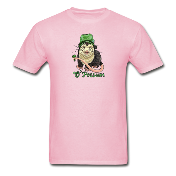 Lucky O’Possum Ultra Cotton Adult T-Shirt - light pink