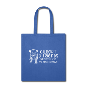 Gilbert & Friends Tote Bag - royal blue