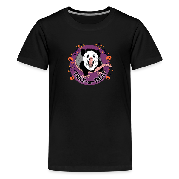 Trick-or-Treat Kids' Premium T-Shirt - black