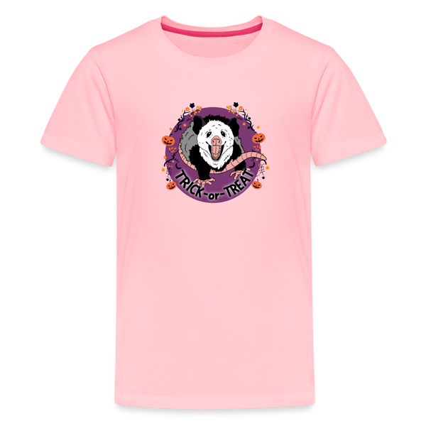 Trick-or-Treat Kids' Premium T-Shirt - pink