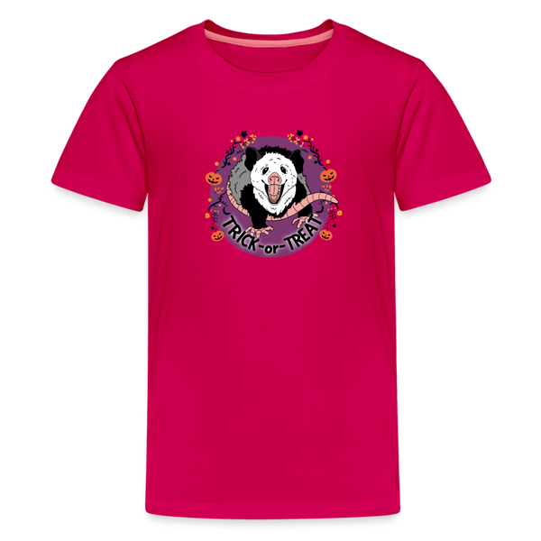 Trick-or-Treat Kids' Premium T-Shirt - dark pink