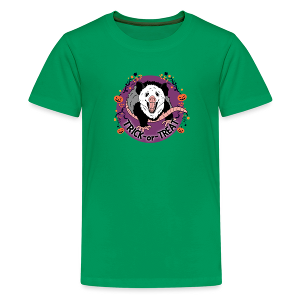 Trick-or-Treat Kids' Premium T-Shirt - kelly green