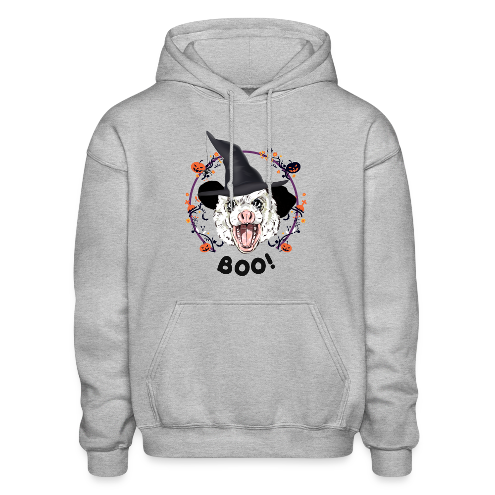 BOO! Adult Hoodie - heather gray