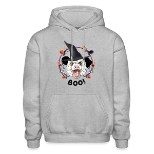 BOO! Adult Hoodie - heather gray