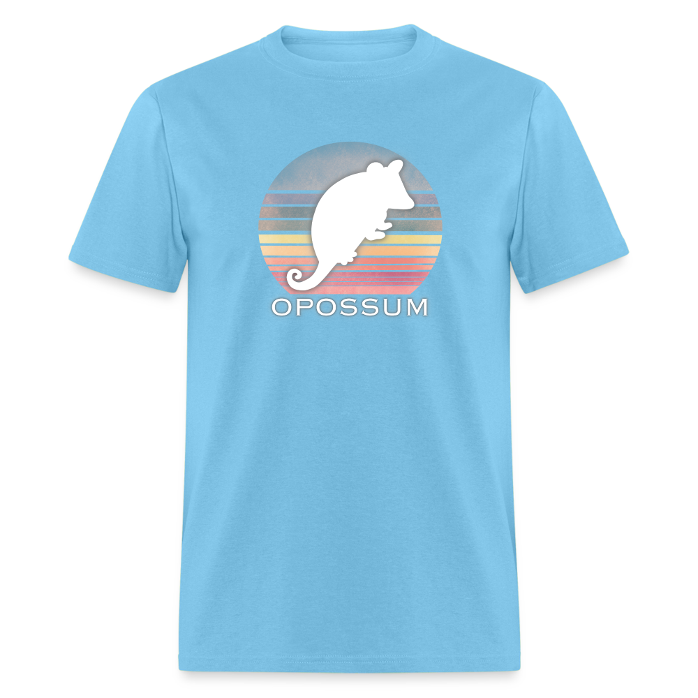 Retropossum Hazy Sunset - aquatic blue
